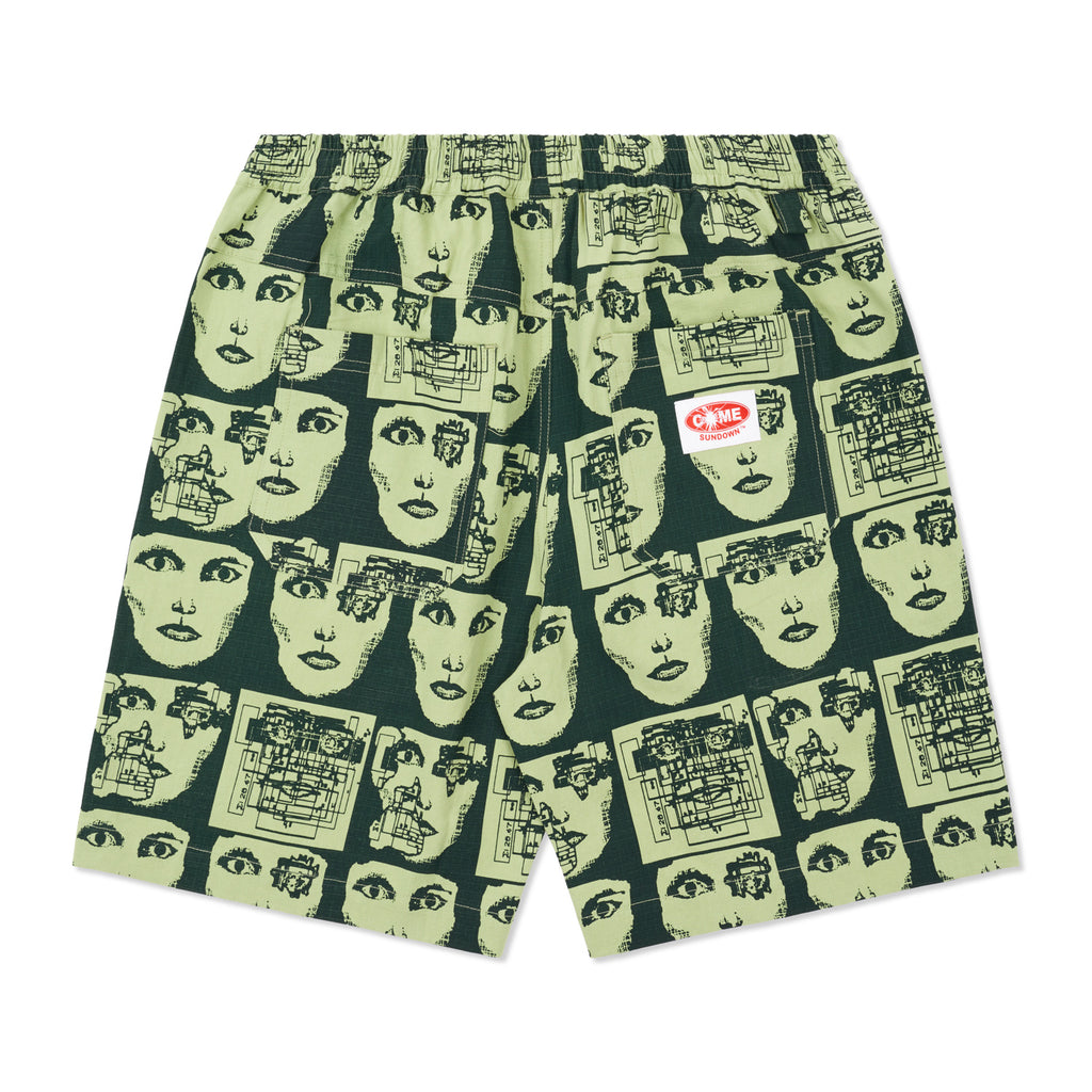 INFORMATION WAR  SHORTS GREEN