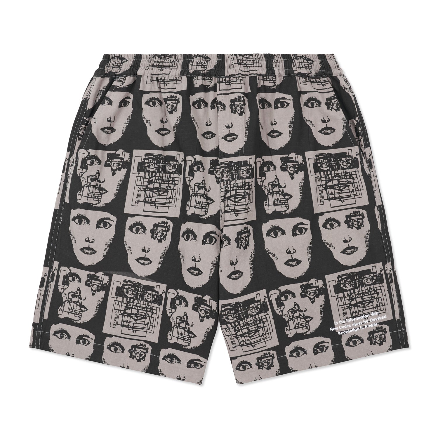 INFORMATION WAR SHORTS GREY